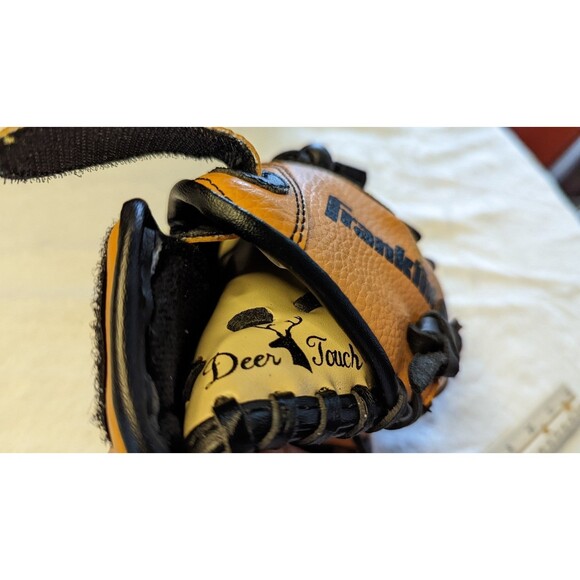 Franklin RTP Leather 4624-53 VINTAGE Child's Baseball Glove 9 1/2" - Picture 3 of 12